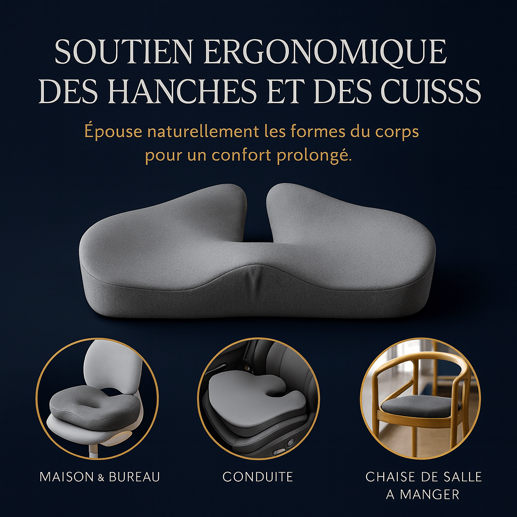 Coussin pour Coccyx à Mémoire de Forme | Noctiora™ - Noctiora