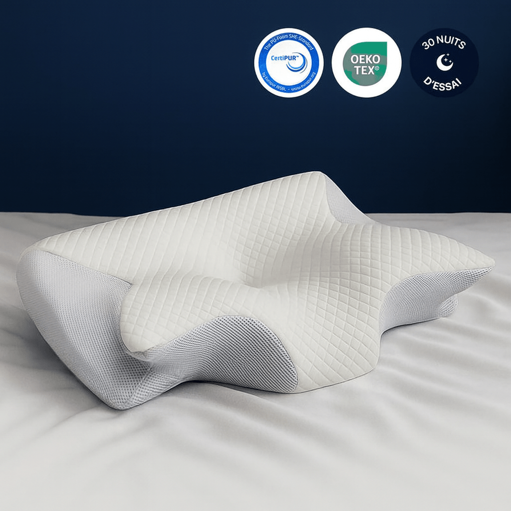 Oreiller Cervical à Mémoire de Forme | Noctiora™ - Noctiora