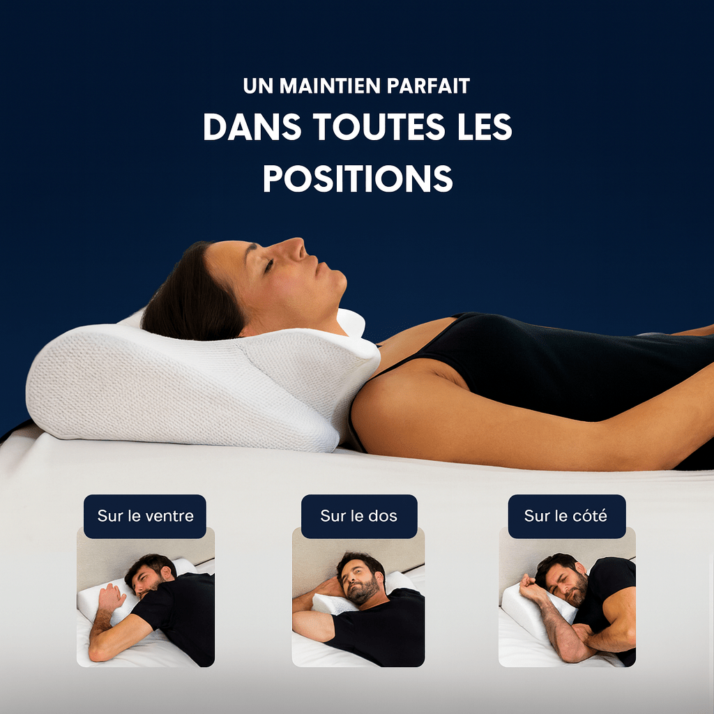 Oreiller Cervical à Mémoire de Forme | Noctiora™ - Noctiora