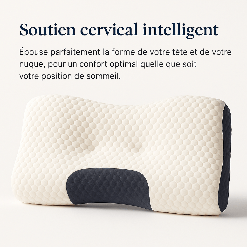 Oreiller Cervical Orthopédique | Noctiora™ - Noctiora