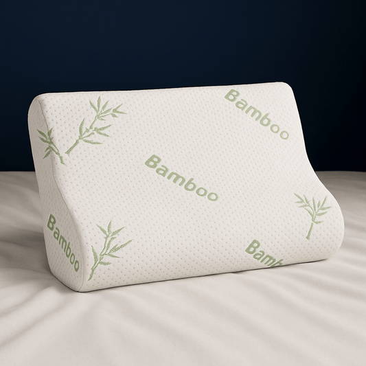 Oreiller en Bambou à Mémoire de Forme | Noctiora™ - Noctiora