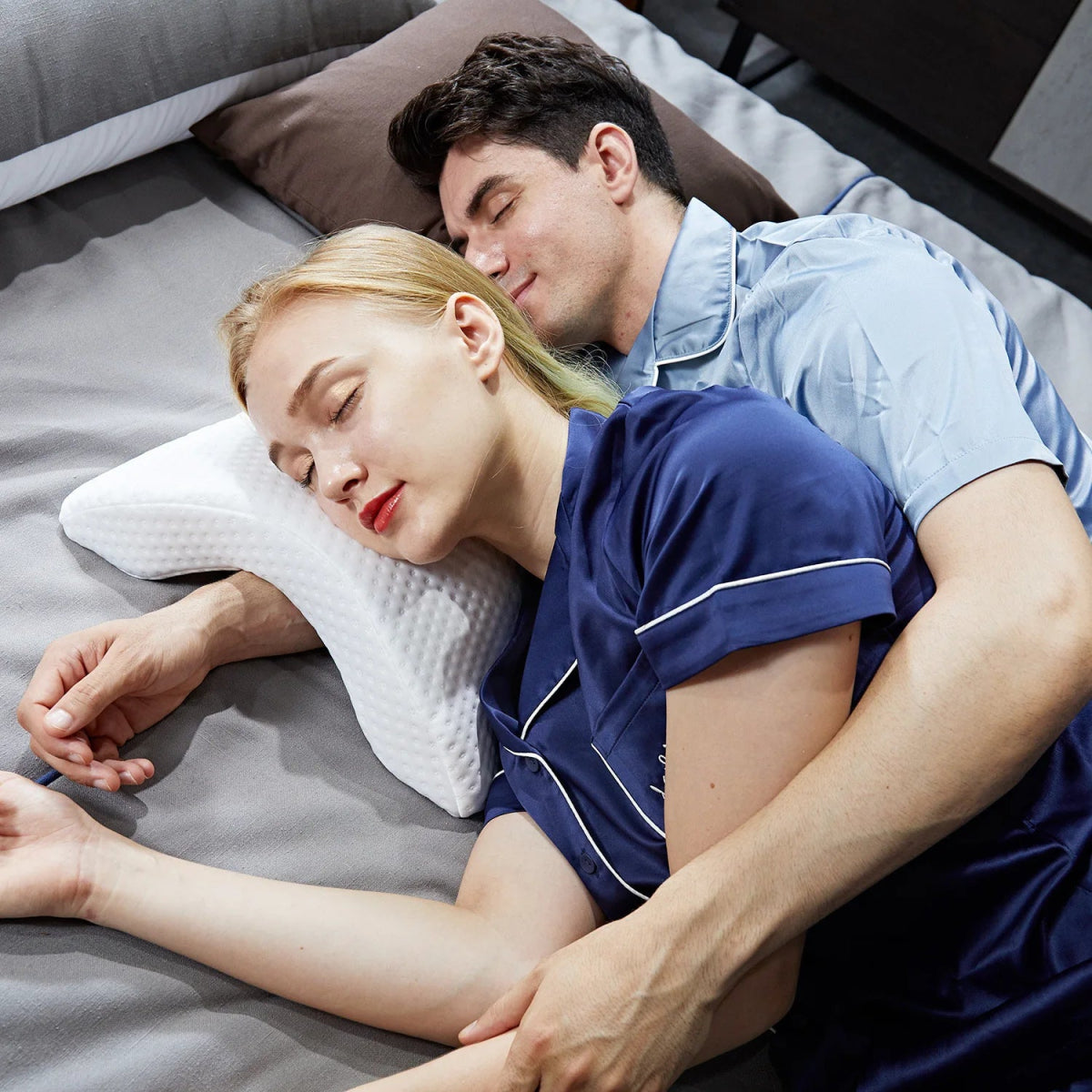 Oreiller pour Couple Mémoire de forme | Noctiora™ - Noctiora