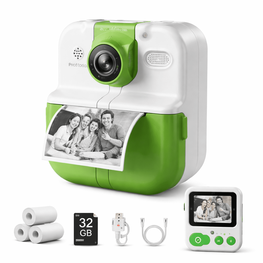 Appareil photo instantané enfant – De 3 à 10 ans, impression immédiate Noctiora™ – confort, ergonomie et sommeil réparateur