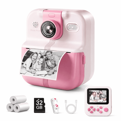 Appareil photo instantané enfant – De 3 à 10 ans, impression immédiate Noctiora™ – confort, ergonomie et sommeil réparateur