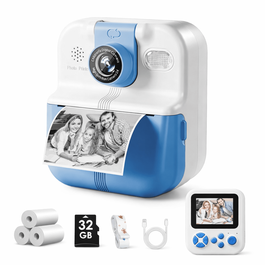 Appareil photo instantané enfant – De 3 à 10 ans, impression immédiate Noctiora™ – confort, ergonomie et sommeil réparateur