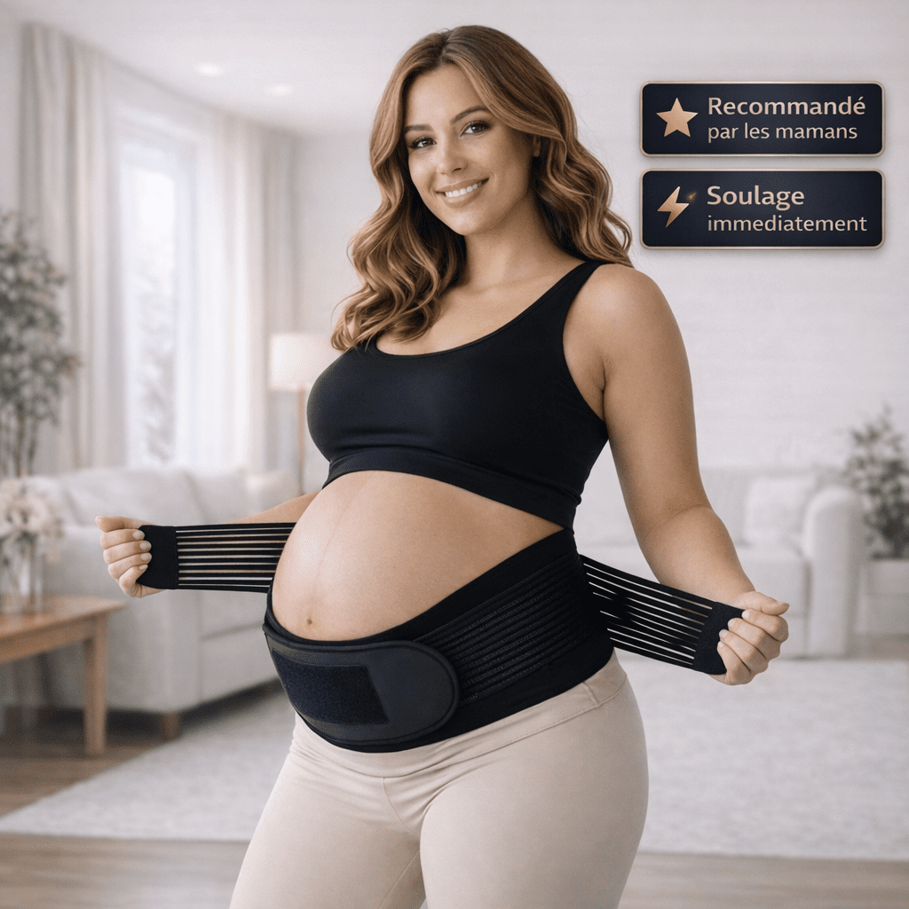 Ceinture de Grossesse Premium – Ultra Confort Noctiora™ – confort, ergonomie et sommeil réparateur