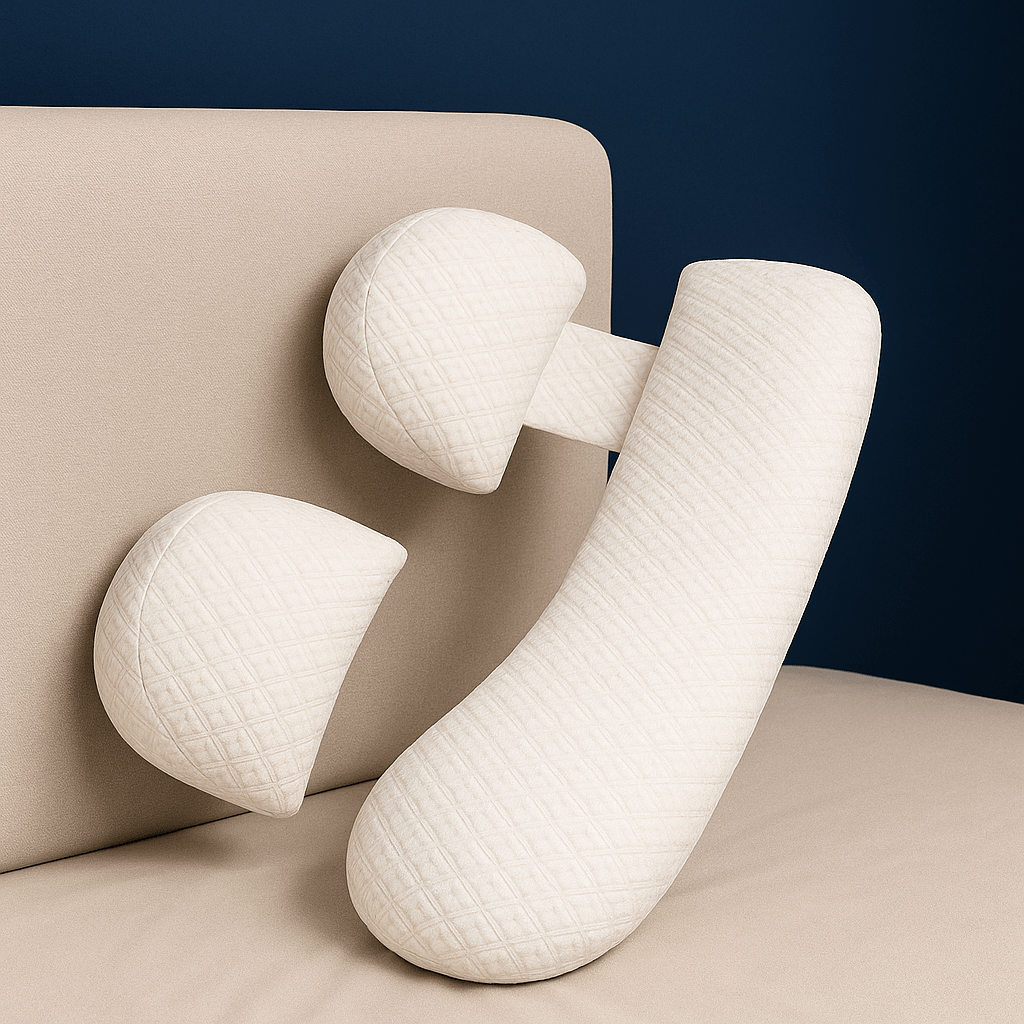 Coussin de Grossesse 3D | Noctiora™ Noctiora™ – confort, ergonomie et sommeil réparateur