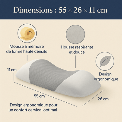 Coussin Lombaire | Noctiora™ - Noctiora