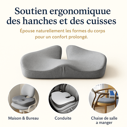Coussin pour Coccyx à Mémoire de Forme | Noctiora™ - Noctiora