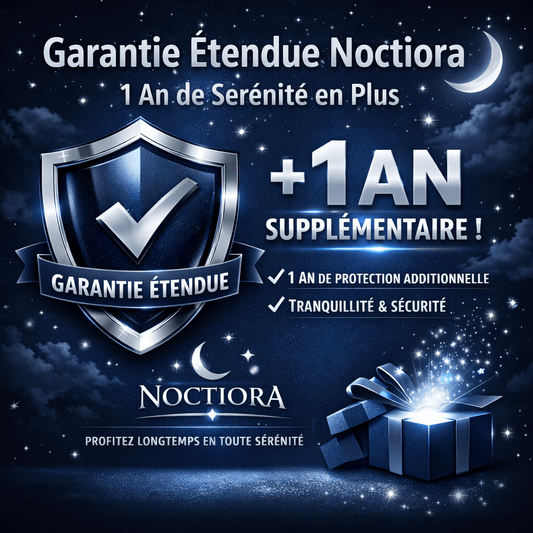 Garantie Étendue Noctiora – 1 An de Sérénité en Plus Noctiora™ – confort, ergonomie et sommeil réparateur