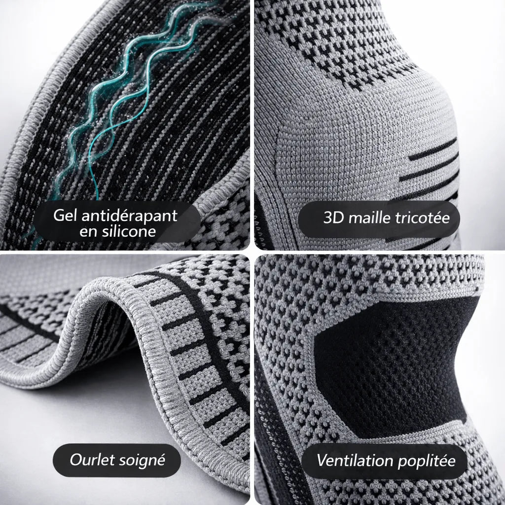 Genouillère Rotulienne pour Arthrose Auto - Chauffante Premium Anti - Douleur Noctiora™ – confort, ergonomie et sommeil réparateur