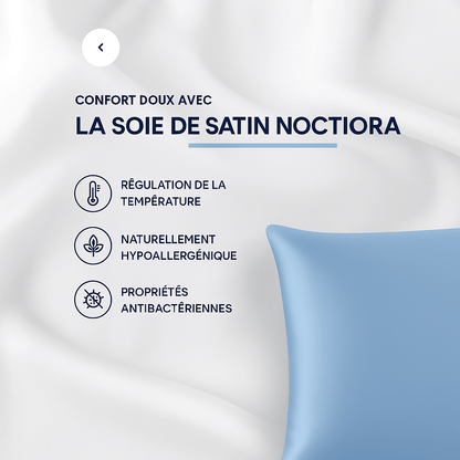 Housse d’Oreiller en Soie| Noctiora™ - Noctiora