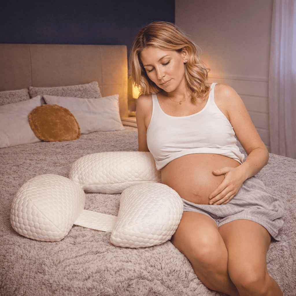 Le Meilleur Coussin de grossesse ultra confortable Noctiora™ – confort, ergonomie et sommeil réparateur