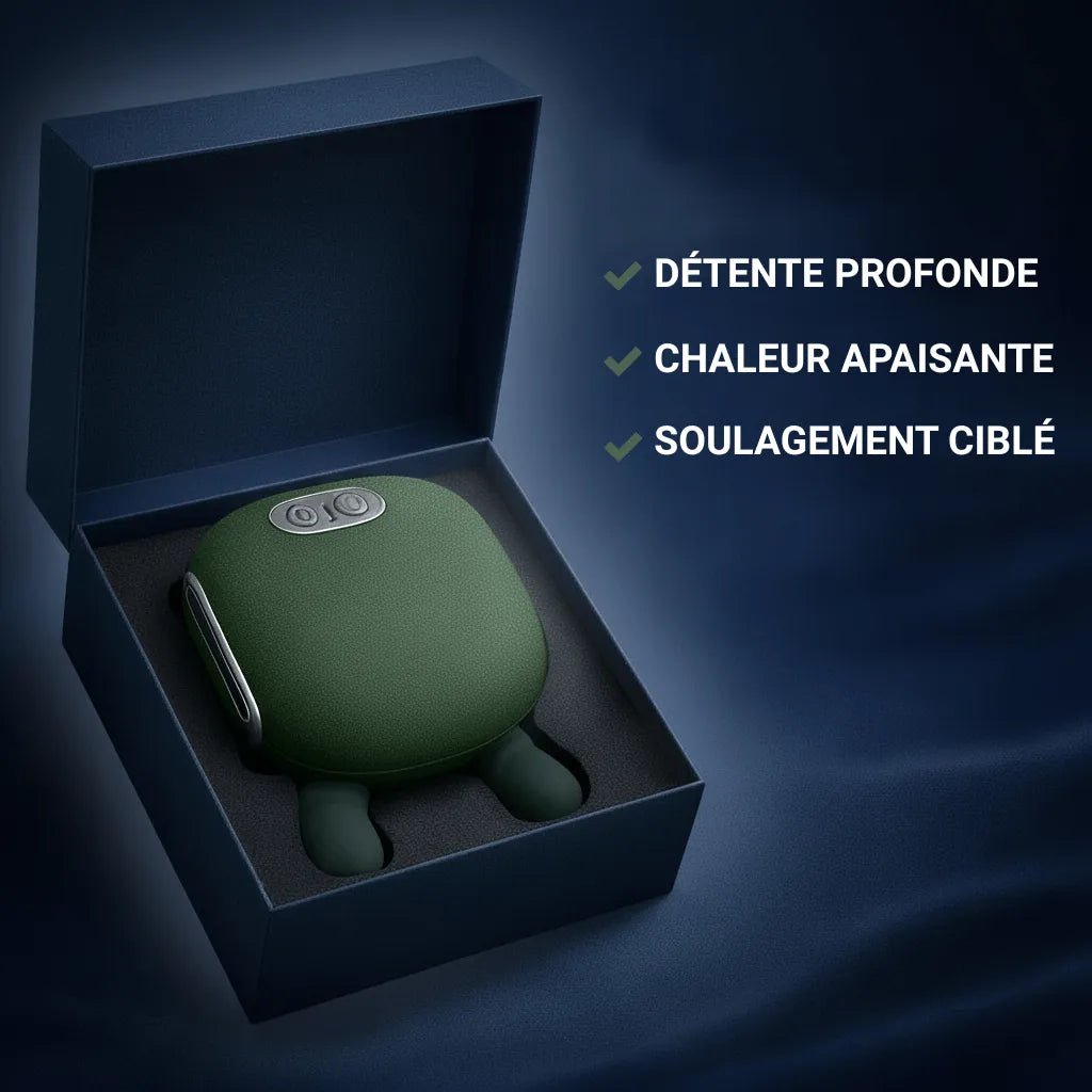 Masseur 4D Multi‑Zones Chauffant Sans Fil Noctiora™ – confort, ergonomie et sommeil réparateur
