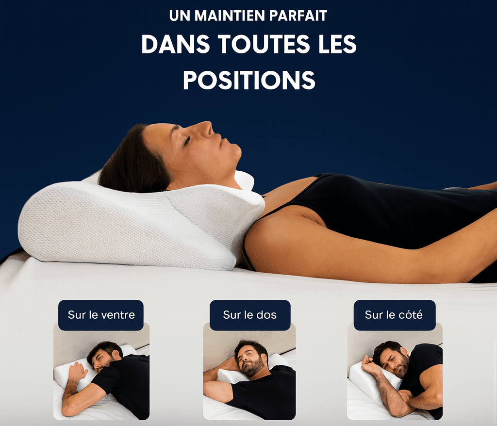 Oreiller Cervical à Mémoire de Forme | Noctiora™ Noctiora™ – confort, ergonomie et sommeil réparateur