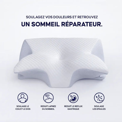Oreiller Cervical à Mémoire de Forme | Noctiora™ Noctiora™ – confort, ergonomie et sommeil réparateur