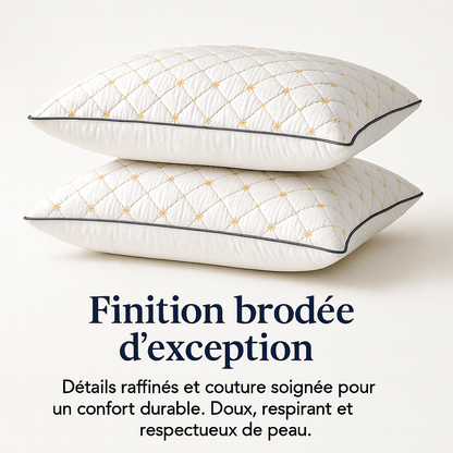 Oreiller en Plume Synthétique | Noctiora™ - Noctiora