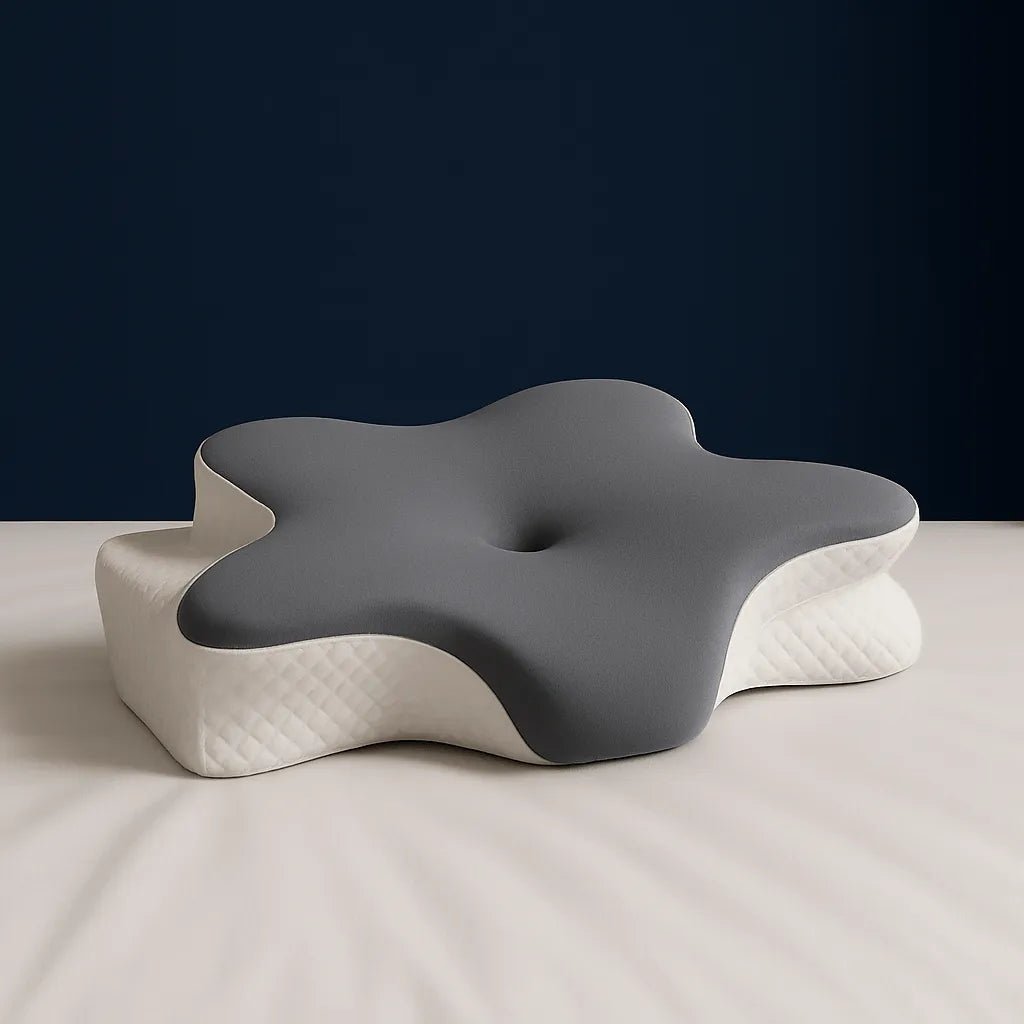 Oreiller Ergonomique PREMIUM à Mémoire de Forme Noctiora™ – confort, ergonomie et sommeil réparateur