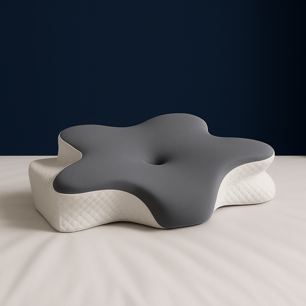 Oreiller Étoilé en Mousse à Mémoire de Forme – Confort Enveloppant | Noctiora™ Noctiora™ – confort, ergonomie et sommeil réparateur