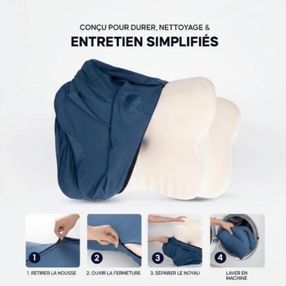 Oreiller Étoilé en Mousse à Mémoire de Forme – Confort Enveloppant | Noctiora™ Noctiora™ – confort, ergonomie et sommeil réparateur
