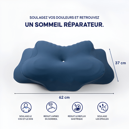 Oreiller Étoilé en Mousse à Mémoire de Forme – Confort Enveloppant | Noctiora™ Noctiora™ – confort, ergonomie et sommeil réparateur
